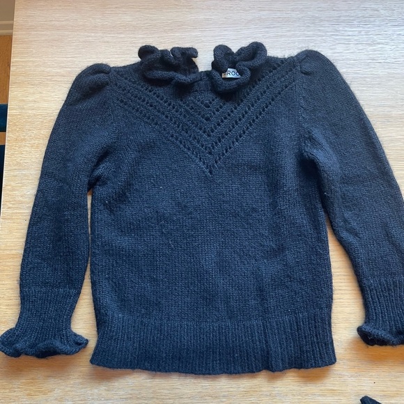 St Roche black puff sleeve sweater - Picture 5 of 5